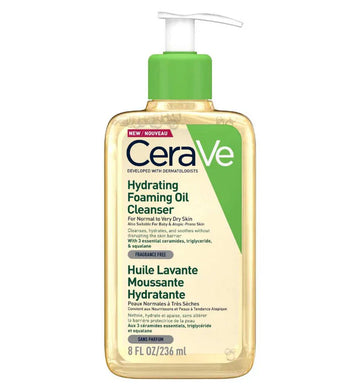 CeraVe Hydrating Foaming Oil Cleanser(236mL,355mL,473mL)