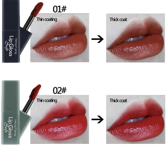 Hengfang Mini Waterproof Matte Lip Gloss ,4 Pieces