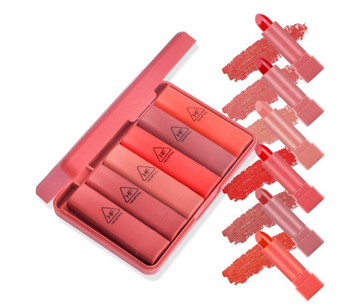 Hengfang 6pcs Mini Velvet Lipstick Waterproof